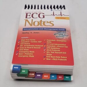 Shirley A Jones ECG Notes Interpretation and Management Guide Spiral 2nd Ed Ex